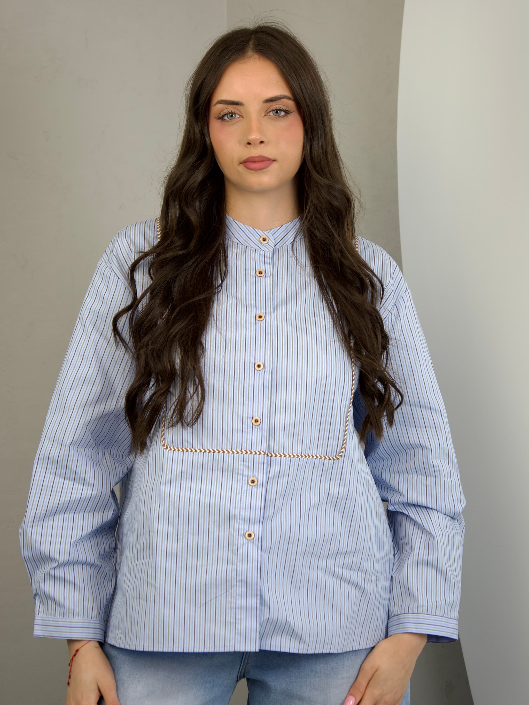 Gioya striped shirt