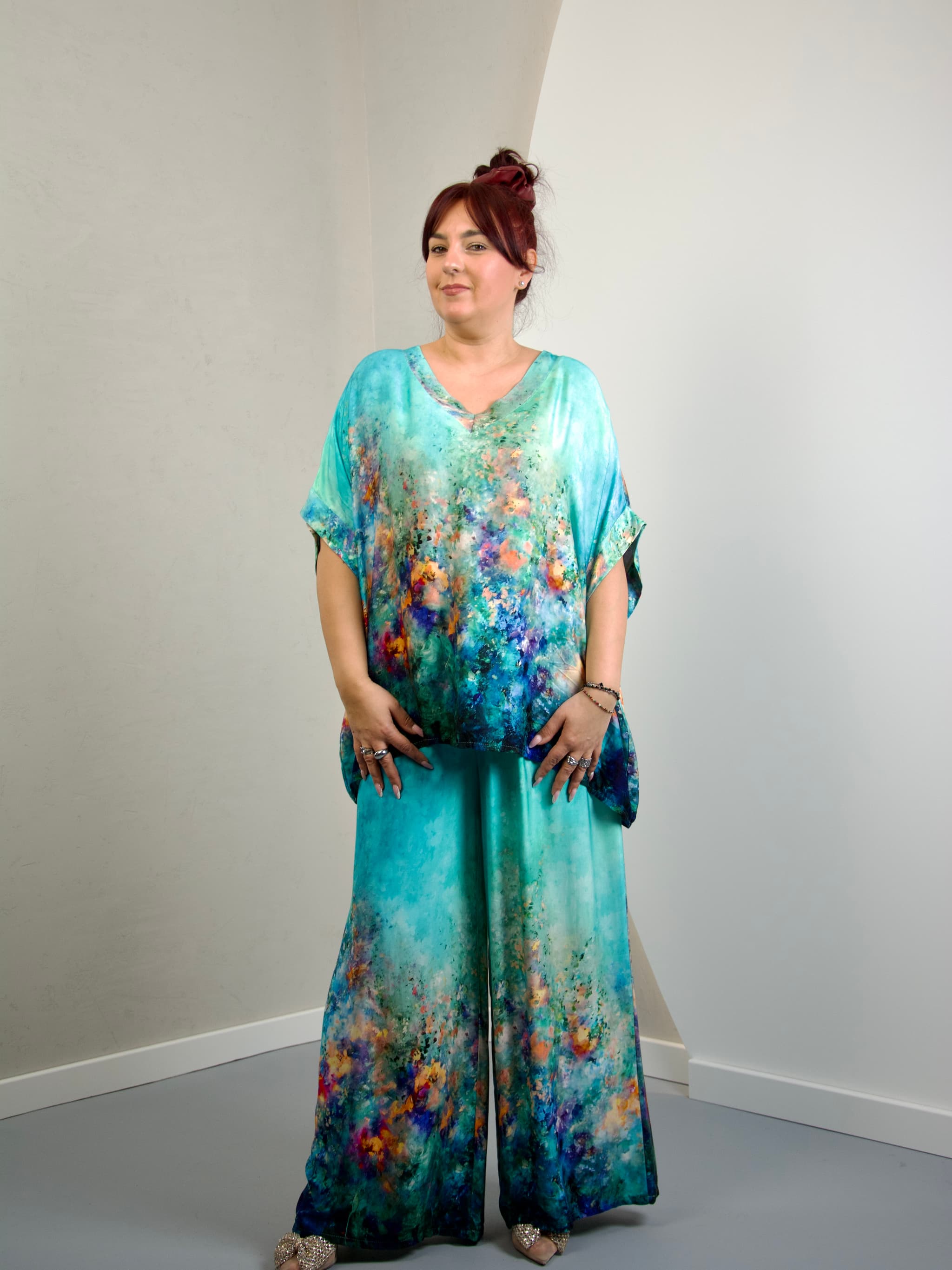 Floral viscose set