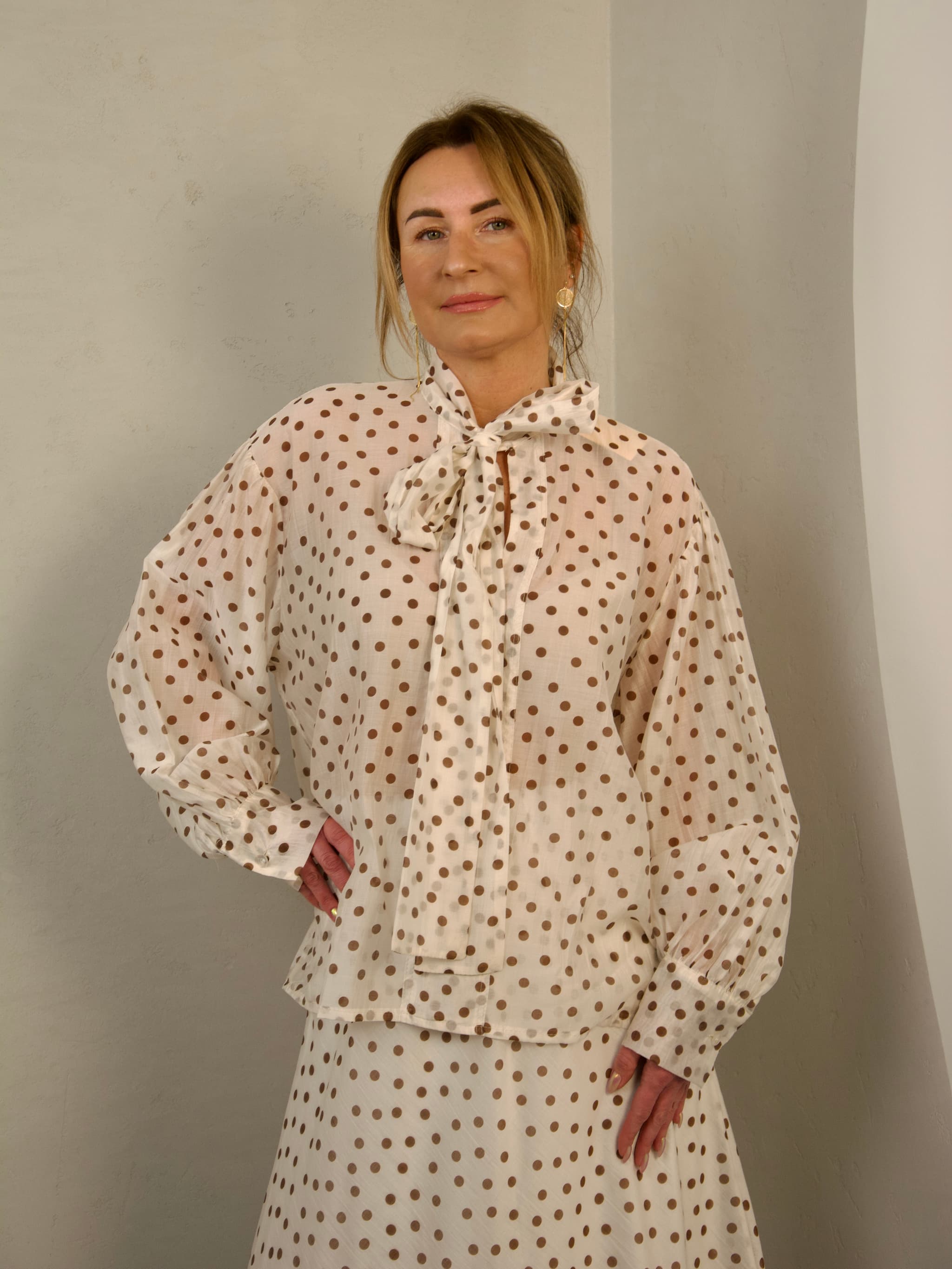 Polka dot shirt
