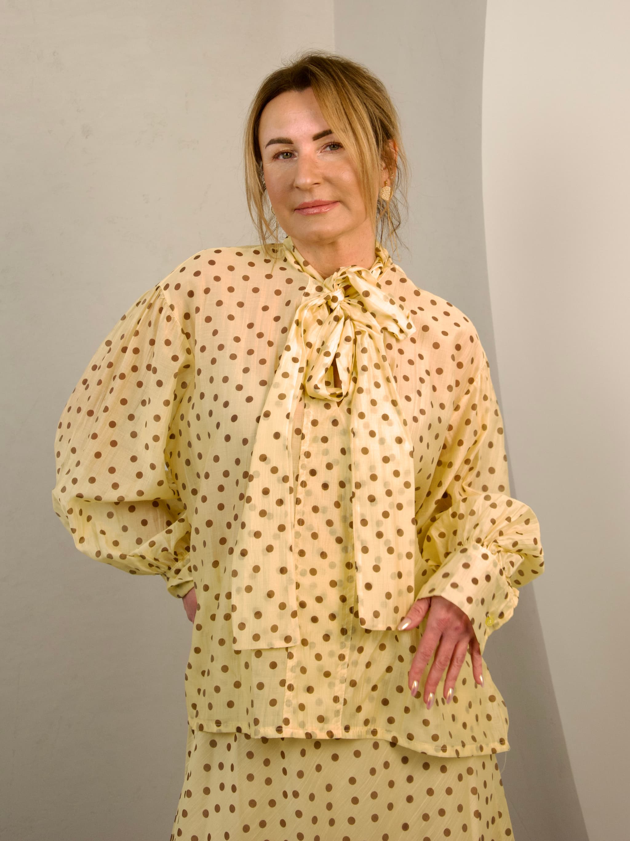 Polka dot shirt