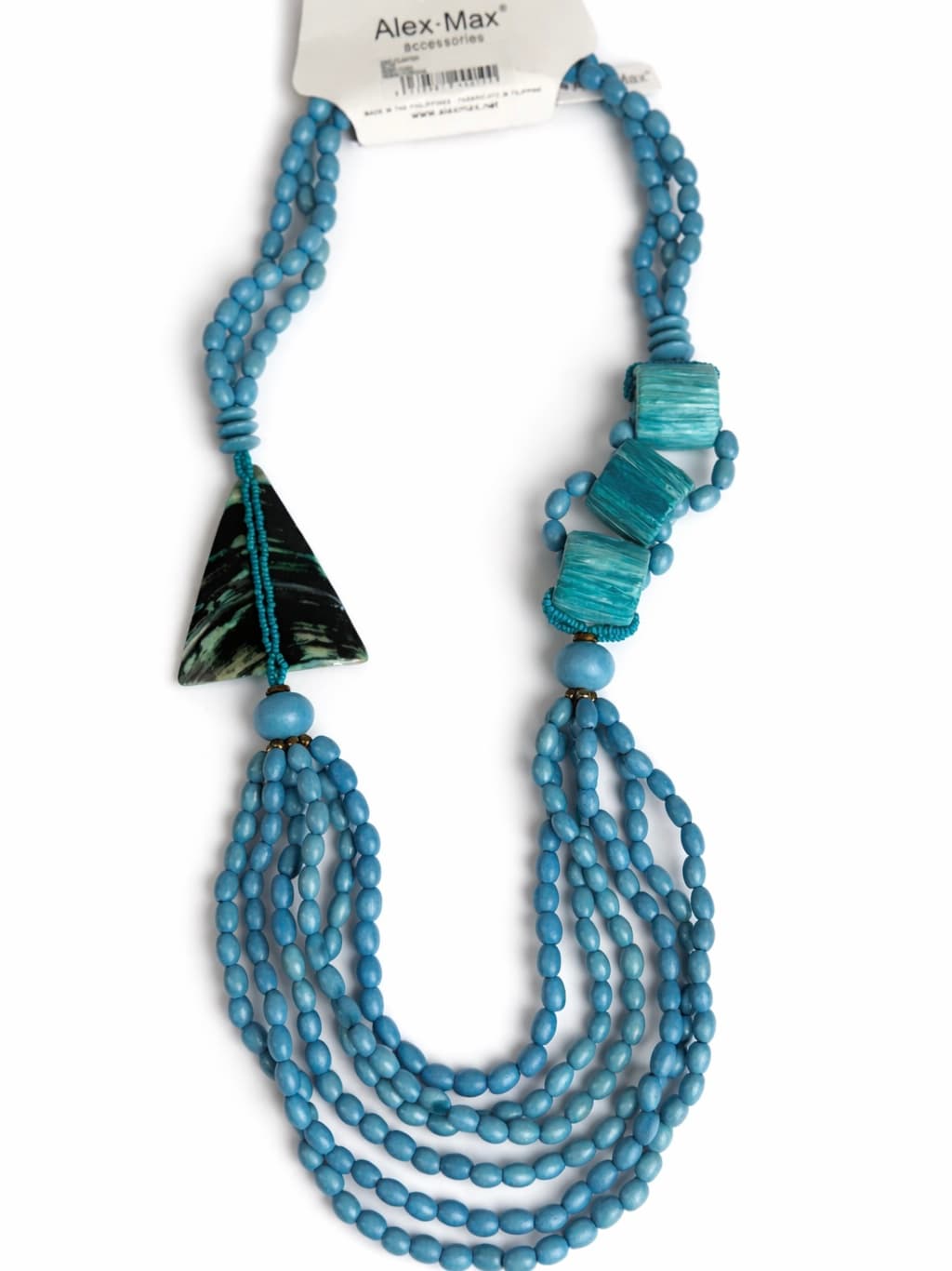 Alex Max pendant blue resin