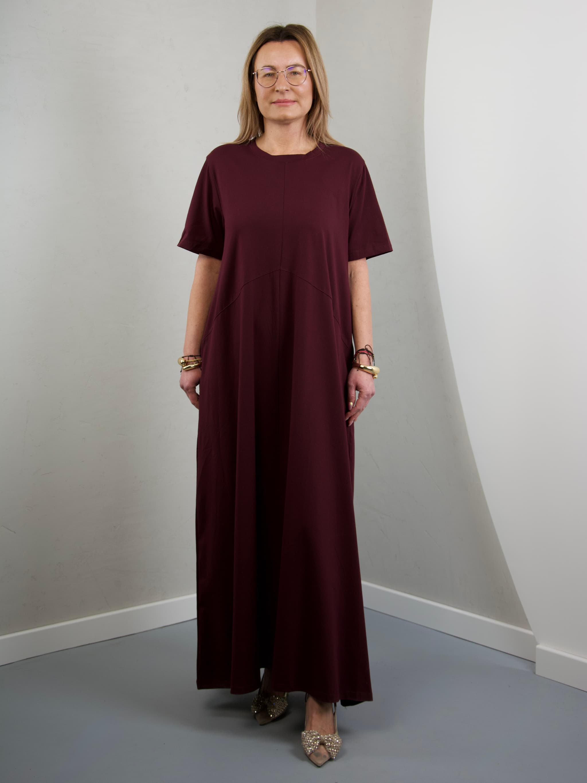 Maxi dress with pockets