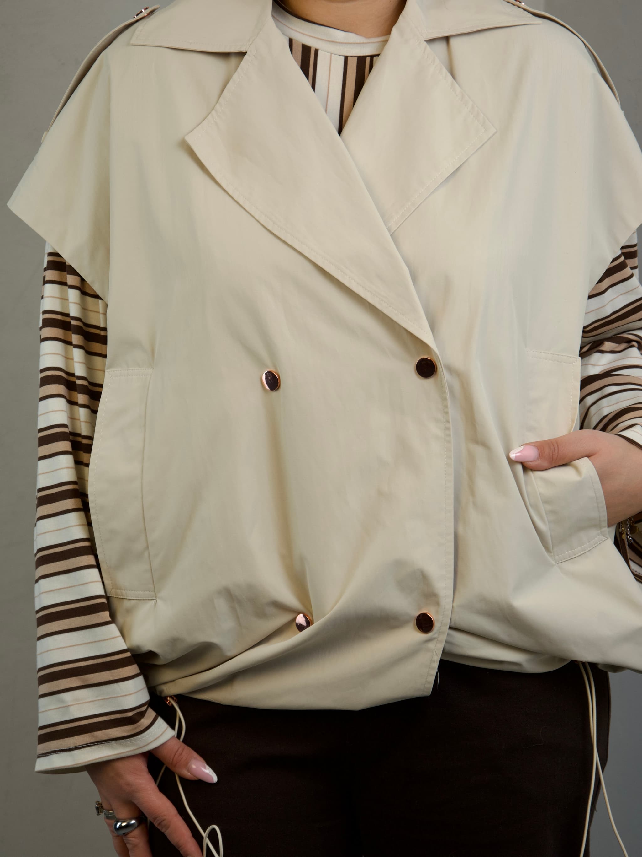 Oversized vest