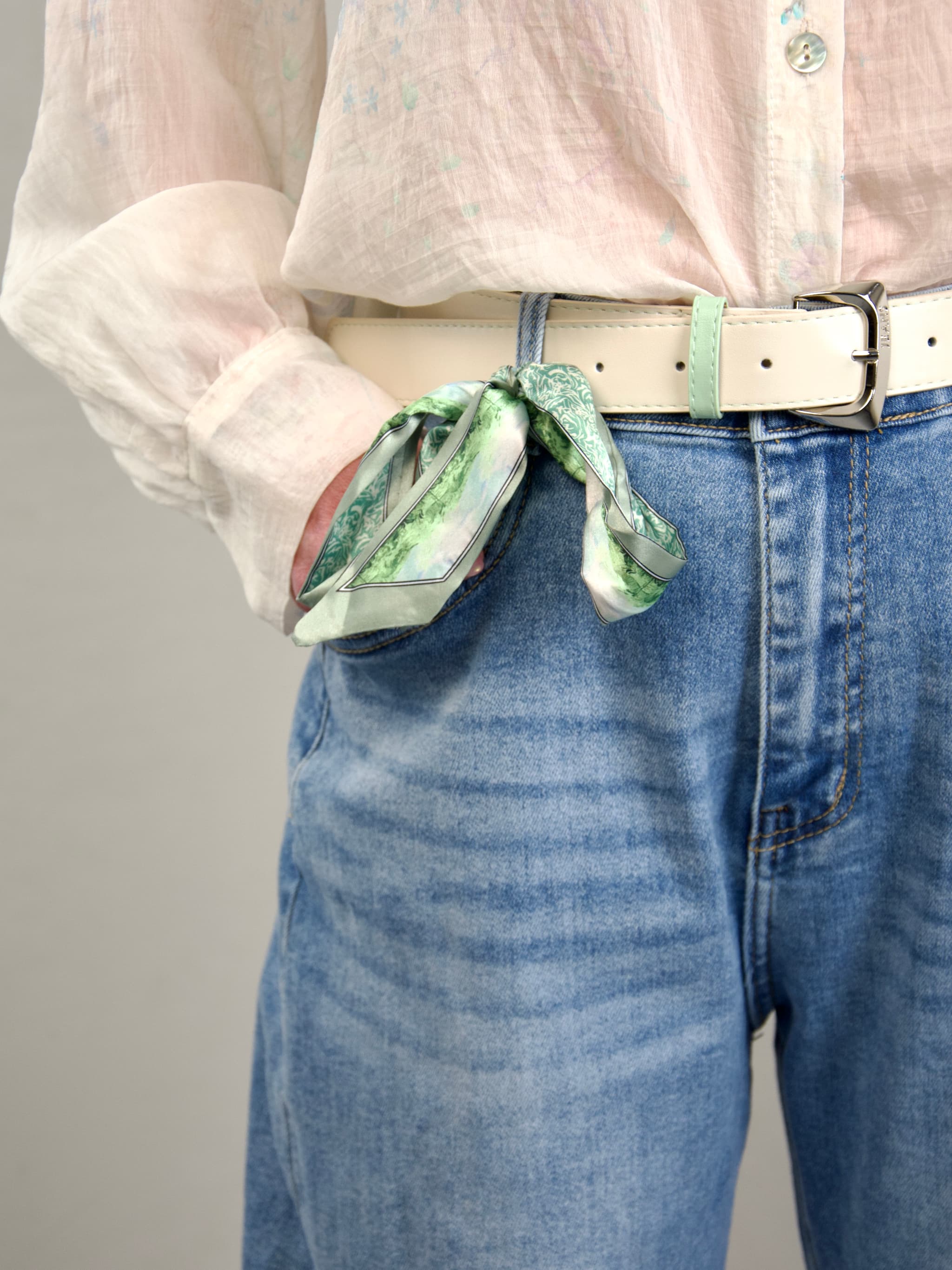 Blue balloon jeans