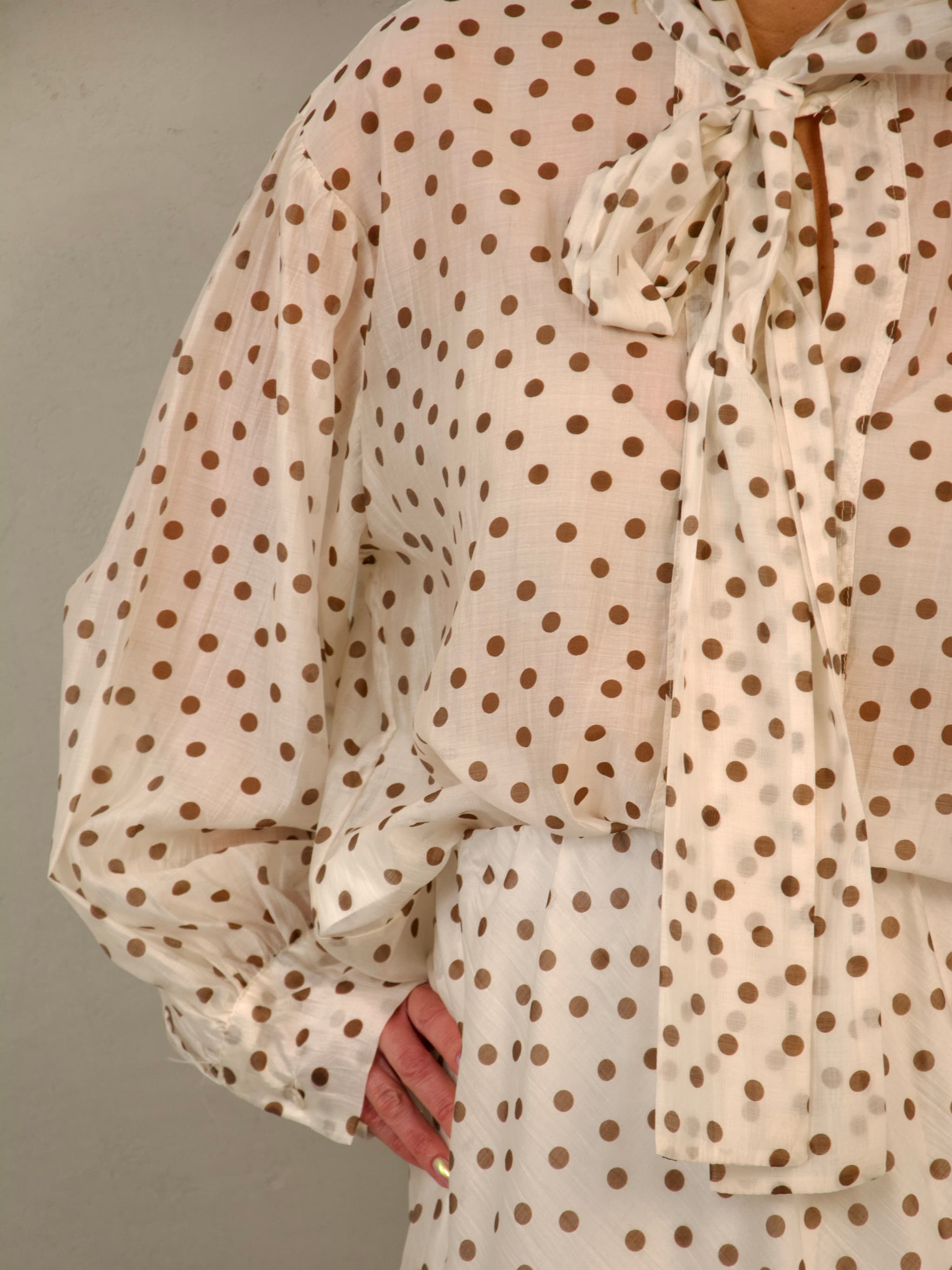 Polka dot shirt