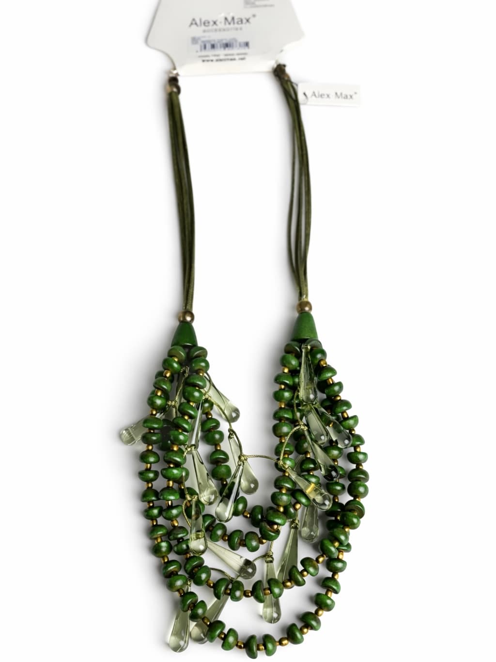 Alex Max Green Bead Pendant