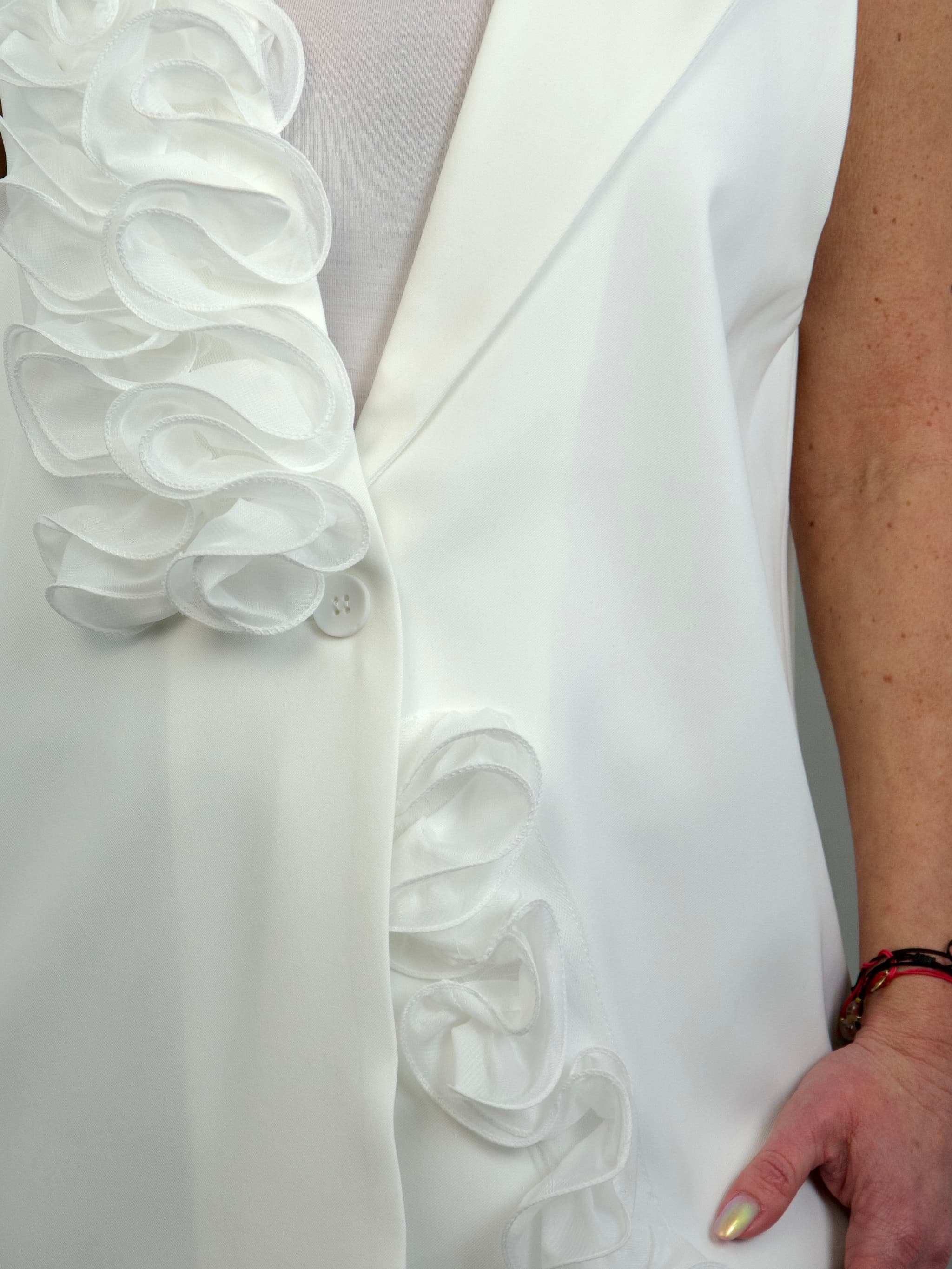 Vest with decoration