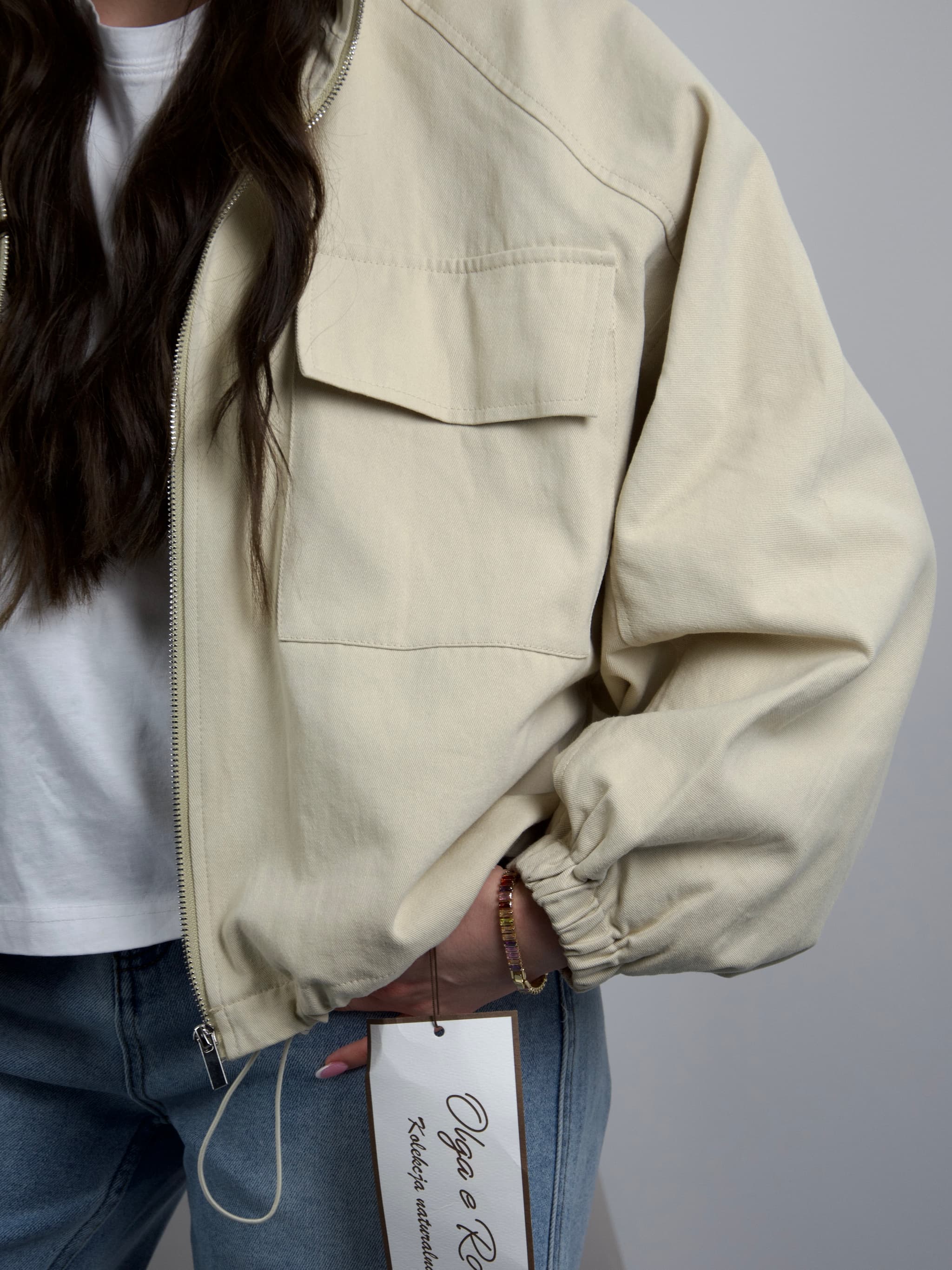 Hooded bomber jacket