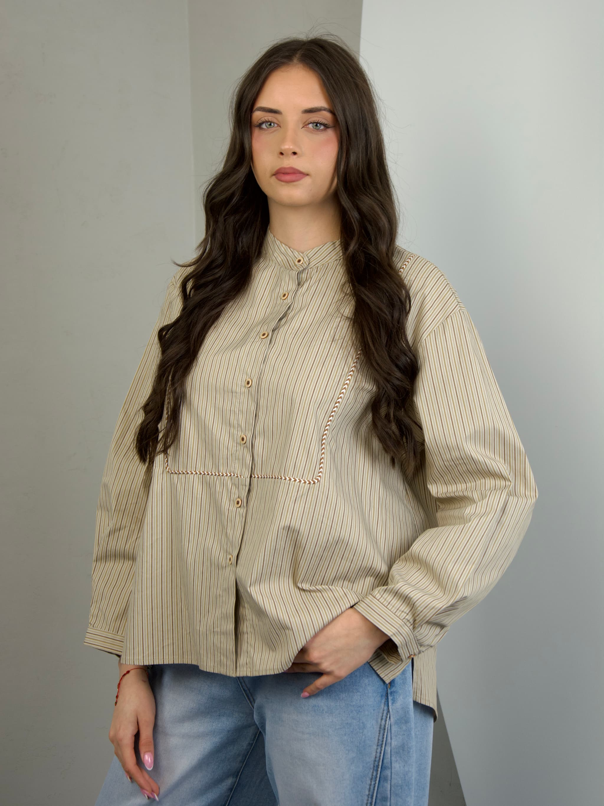 Gioya striped shirt