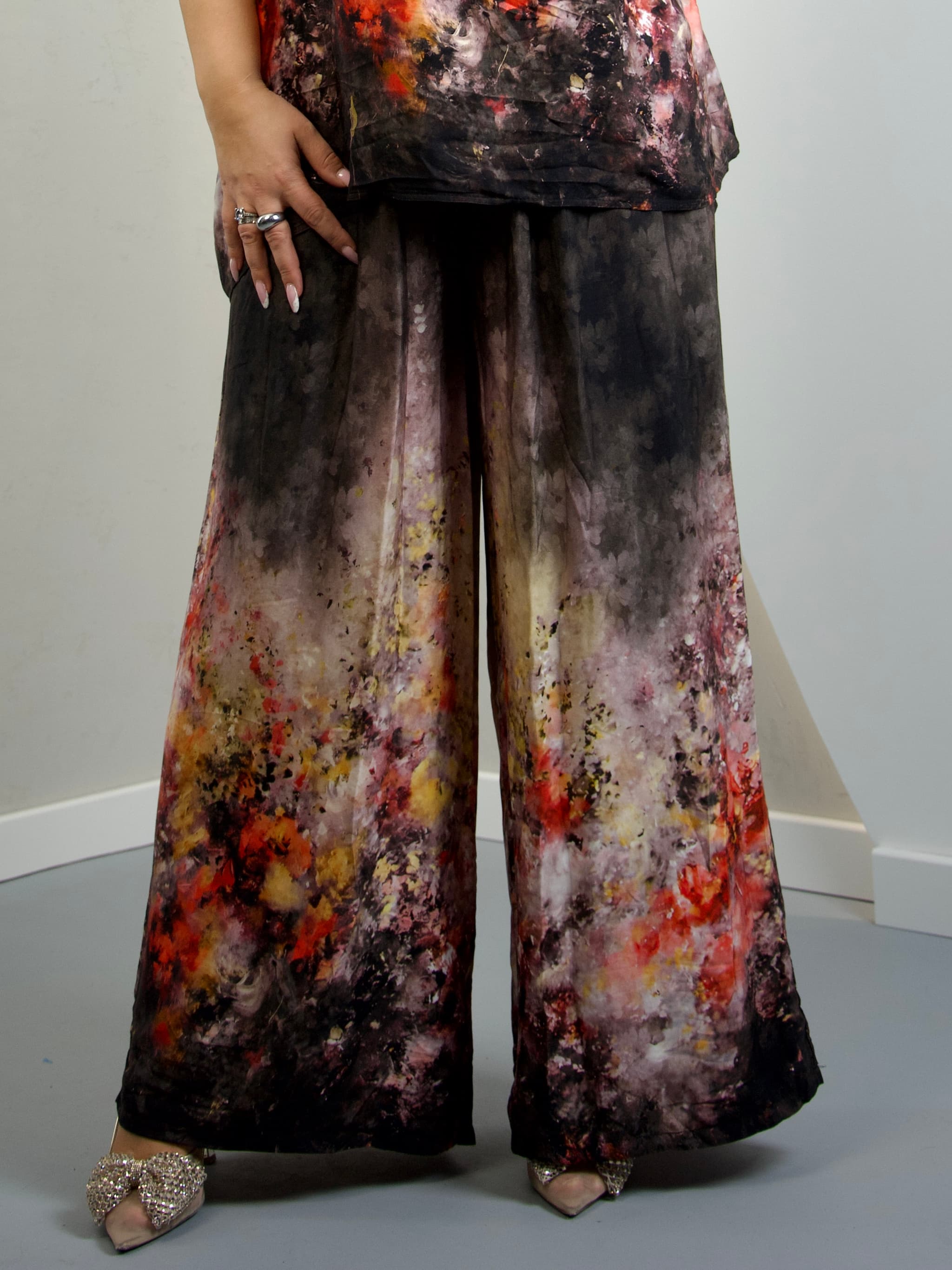 Floral viscose set