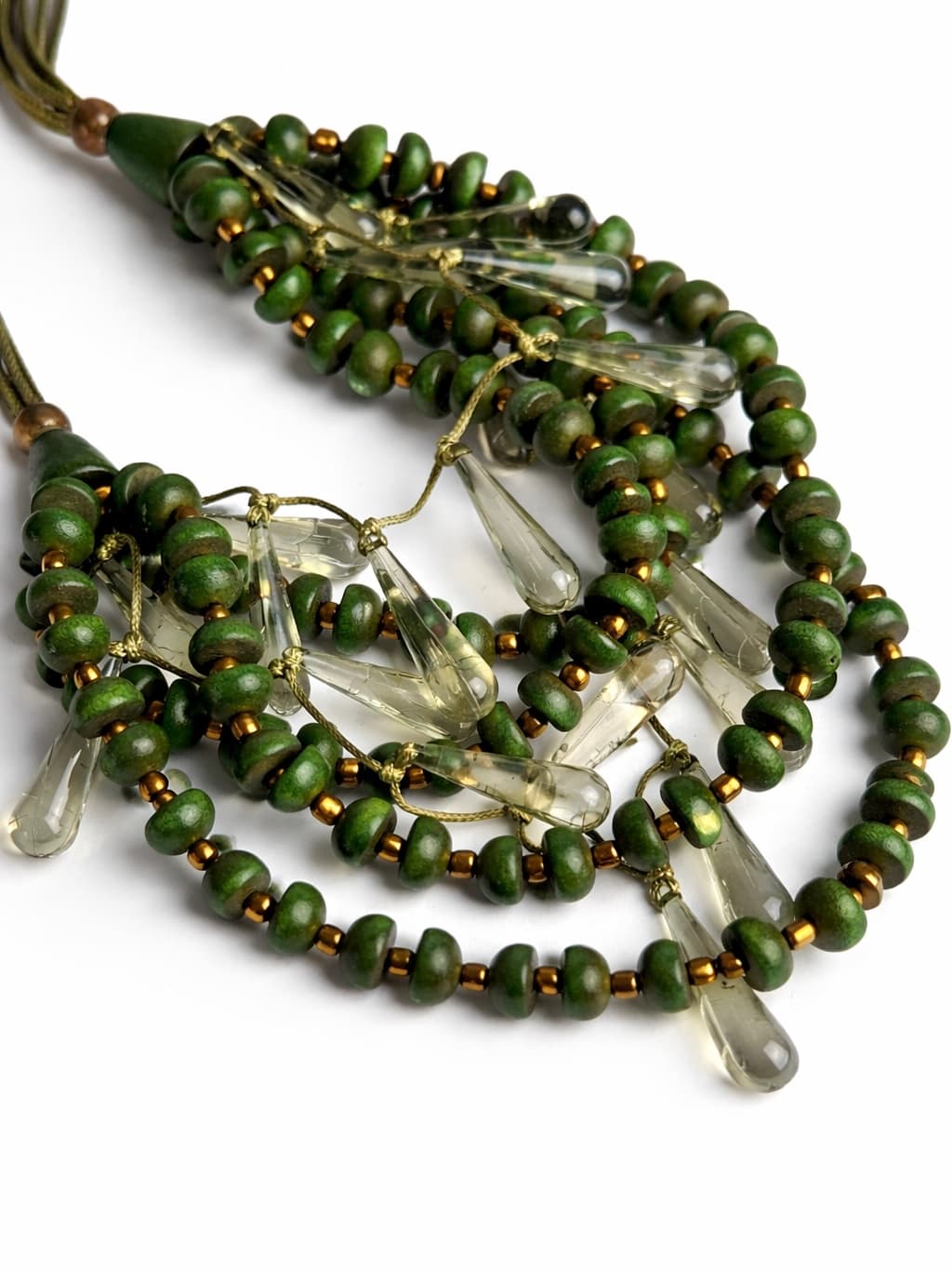 Alex Max Green Bead Pendant