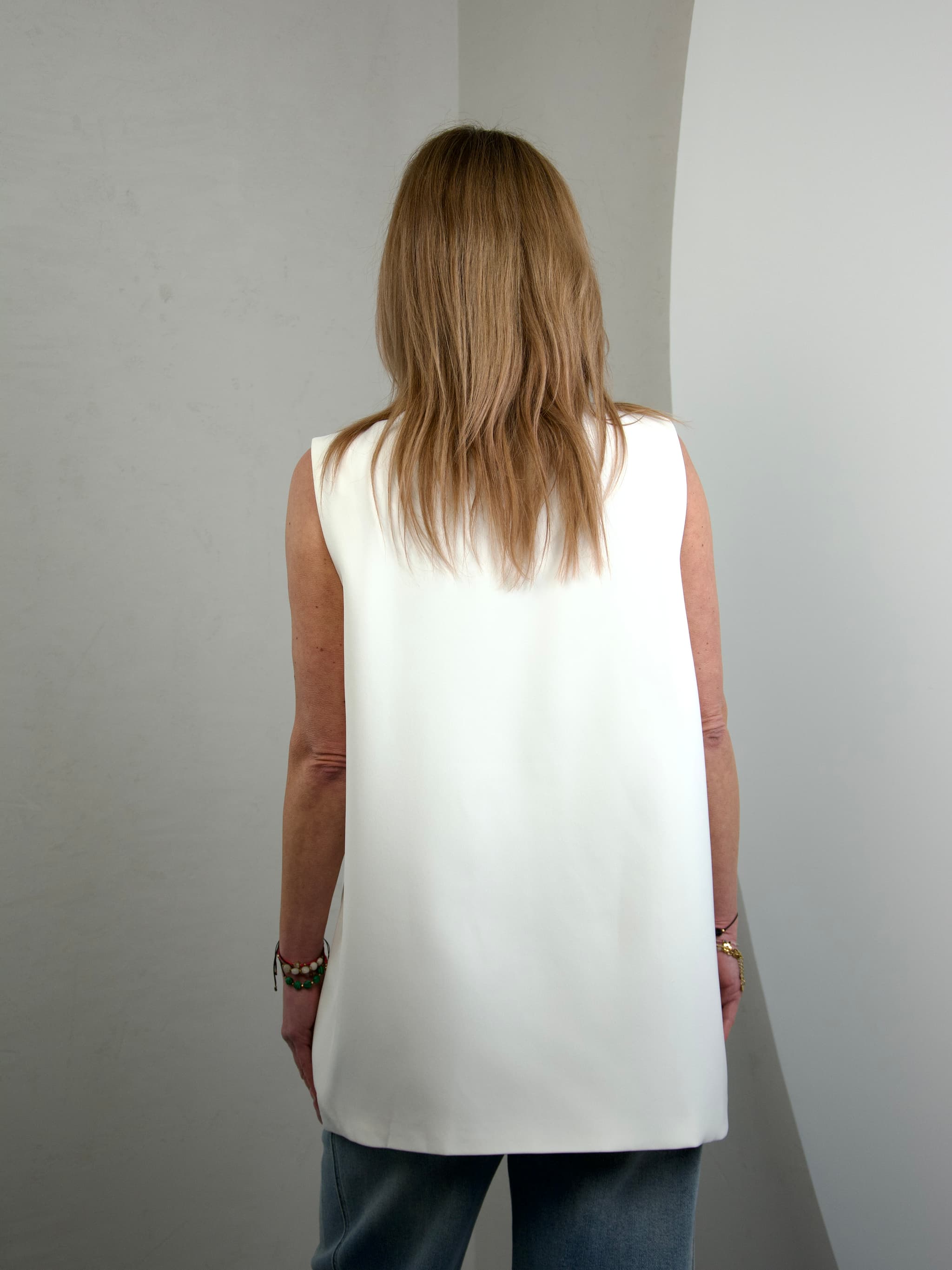 Vest with decoration