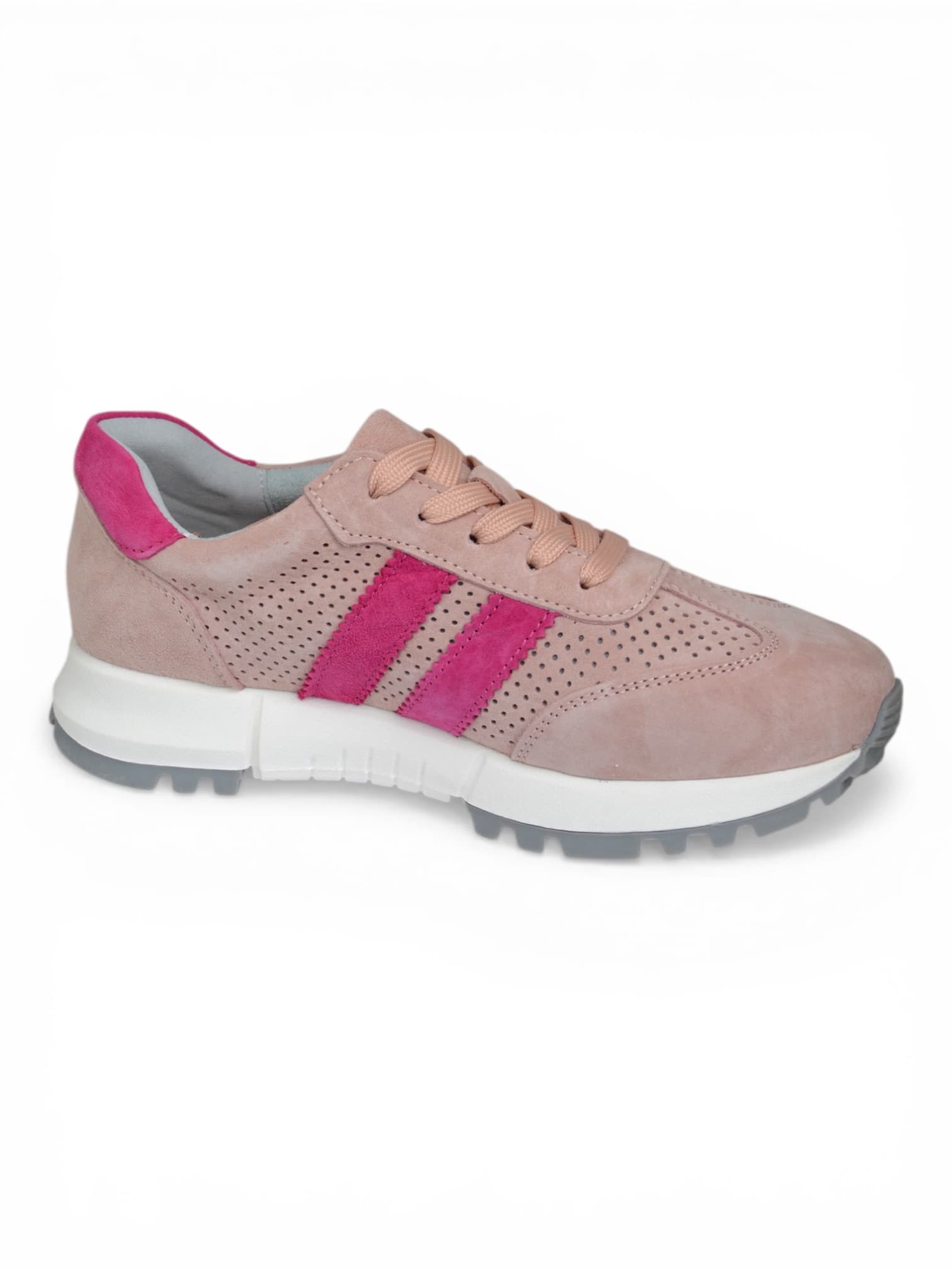 Buty sneakersy zamszowe RÓŻOWE
