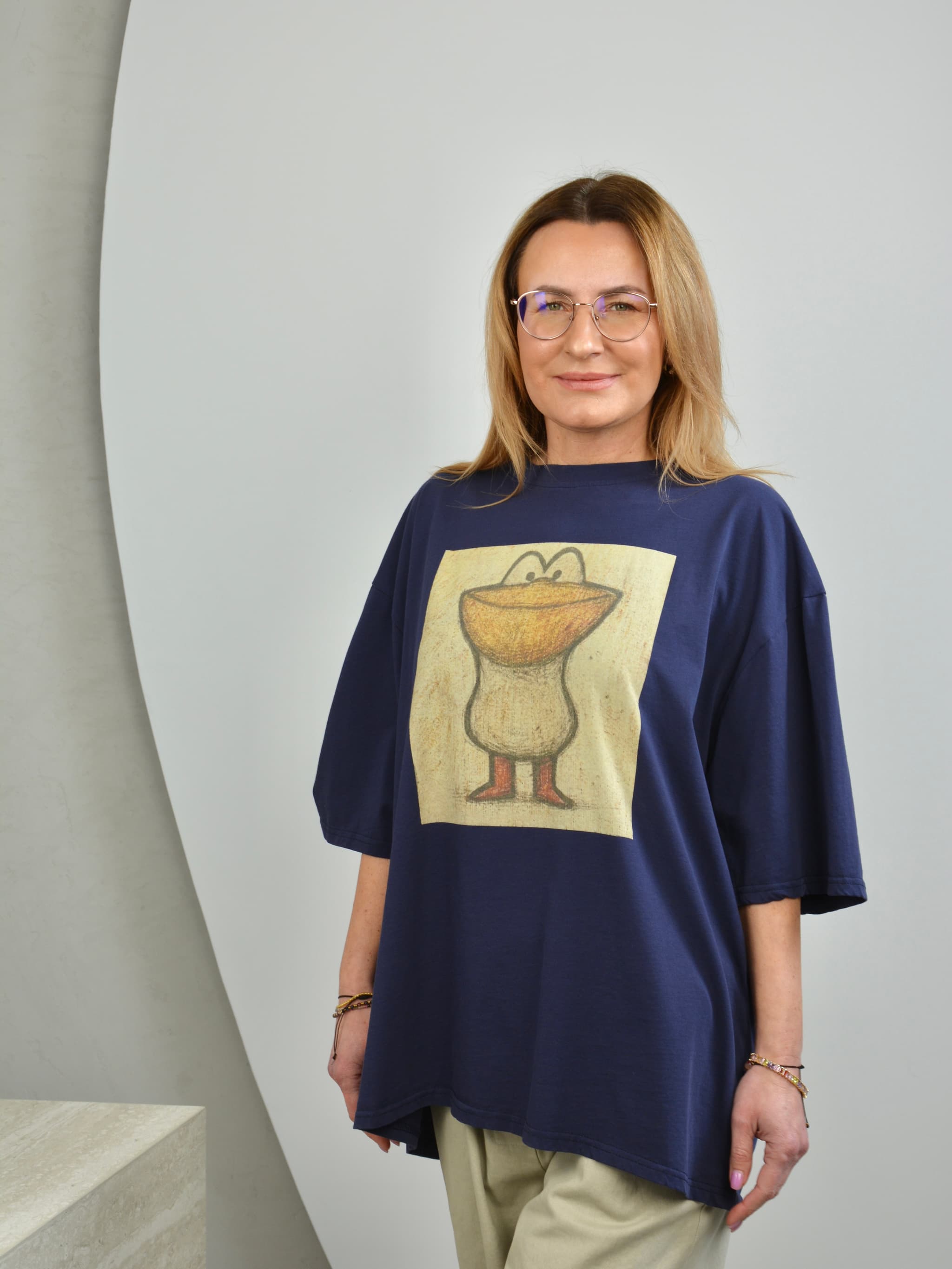 T-shirt z gęsią