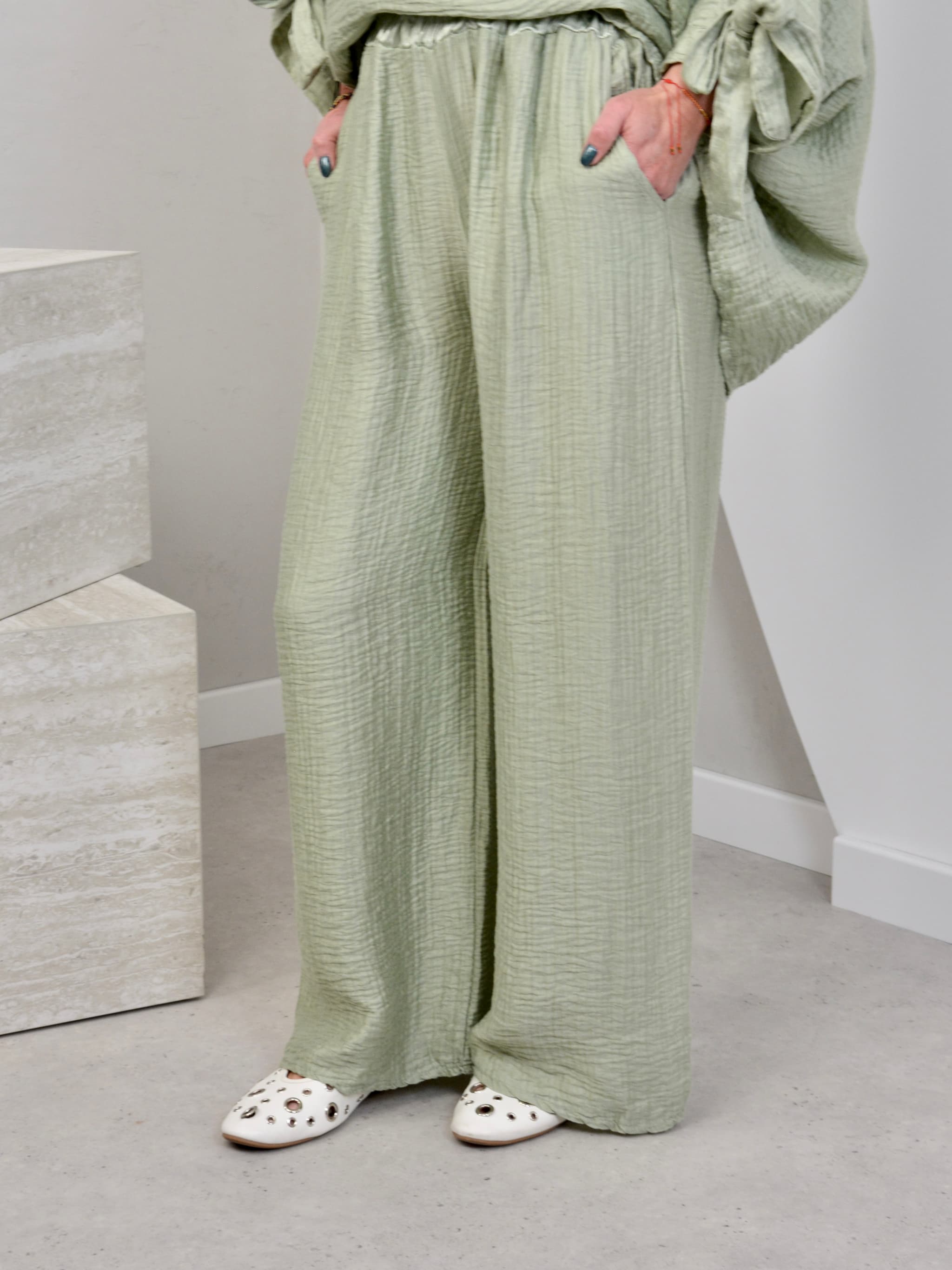 Spodnie muślinowe